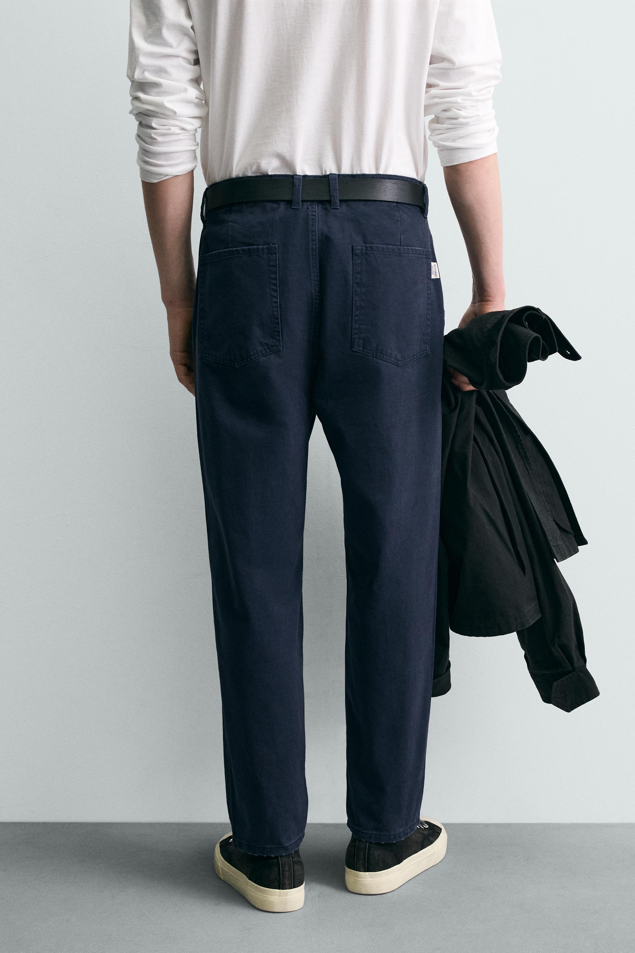 PANTALON CARROT FIT DÉLAVÉ